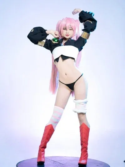 PoppaChan cosplay Milim Nava – Tensei Shitara Slime Datta Ken