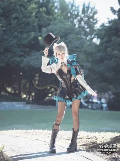 慕慕Momo cosplay Lynette – Genshin Impact