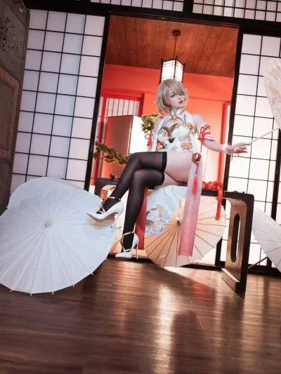 Rioko (凉凉子) cosplay Rita Huanxisha - Honkai Impact 3