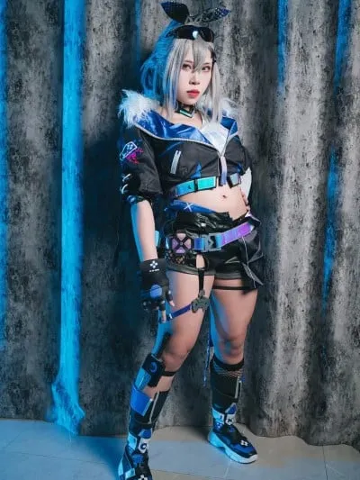 Tokar 浵卡 cosplay Silver Wolf –_Honkai Star Rail